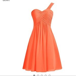 Lace up back corset chiffon dress